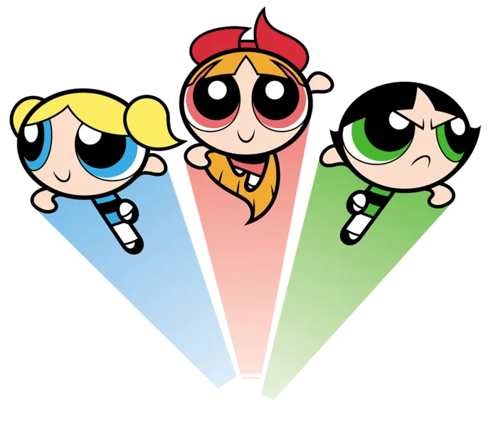 飞天小女警卡通素材