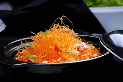 砂锅石锅美食煲类特色菜鲍汁粉丝煲