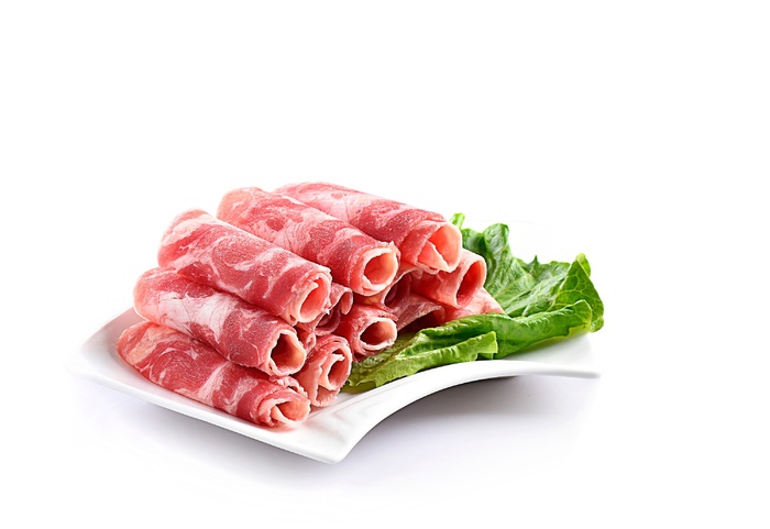 火锅菜品配菜肥牛牛肉卷涮牛肉雪花牛肉