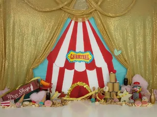 儿童照相拼接背景