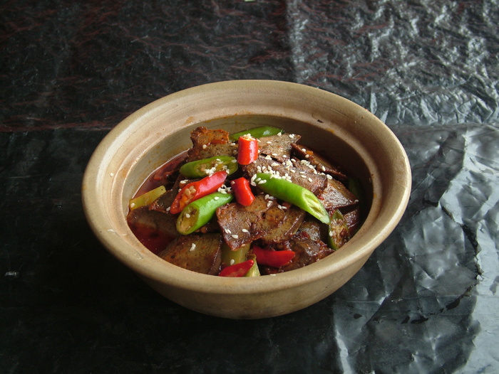 48每味猪肝煲 张生粥记