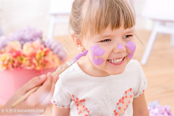 可爱国外小女孩写真