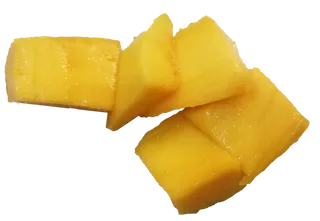 芒果果肉鲜果生鲜果果粒切免抠摄影元素素材