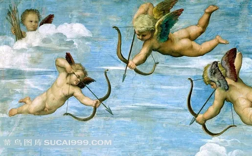 西方艺术油画素材天使世界名画