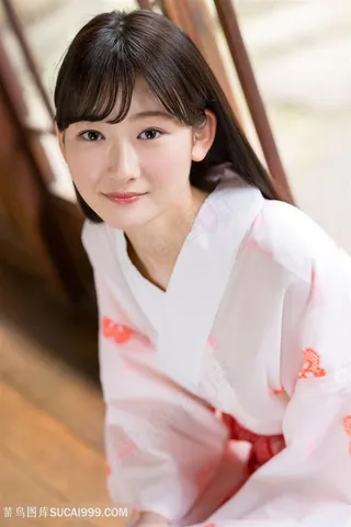 超清日本清纯和服美女特写图片