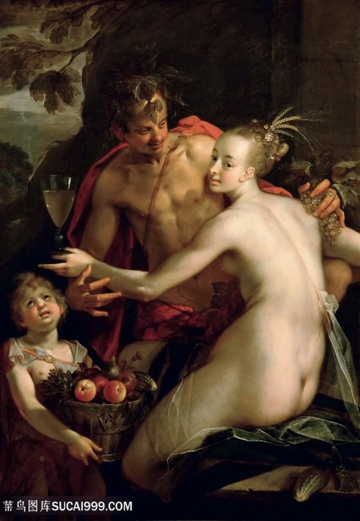 和丘比特油画装饰画