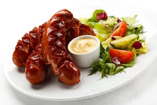 香肠蔬菜美食图片下载