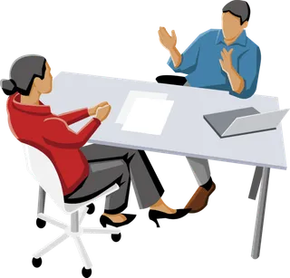 彩色矢量卡通商务团队人物 免抠