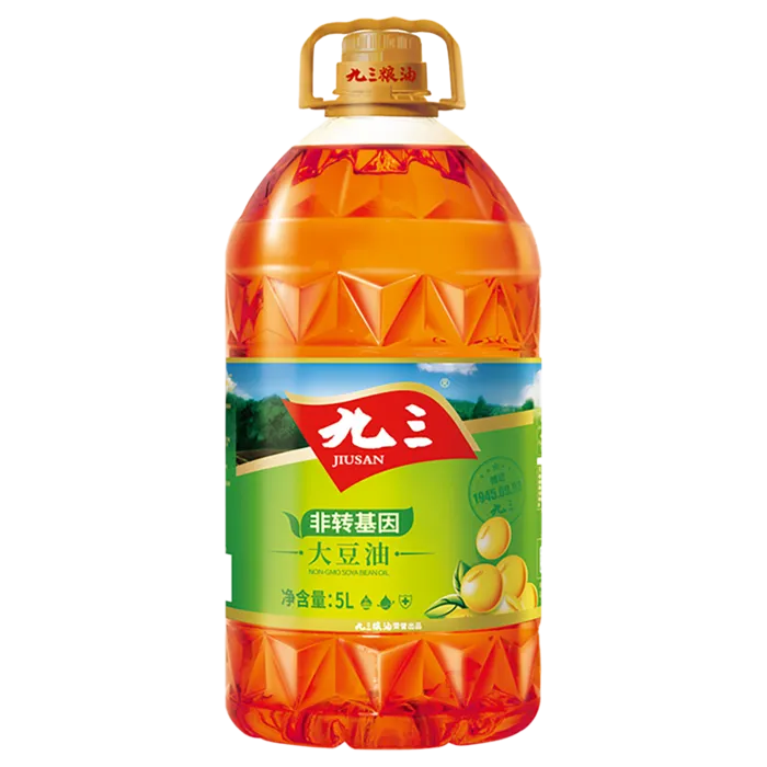 九三大豆油5升 (5)超市商品白底图免抠实物摄影png格式图片透明底