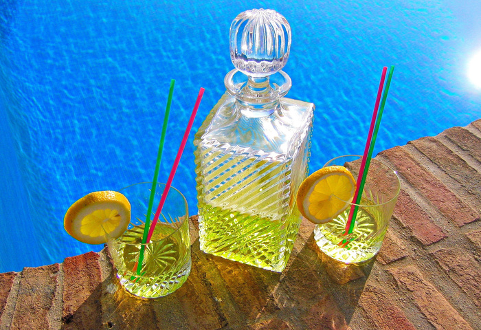 清新夏日夏季饮品摄影照片 