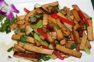 家常豆腐干家常菜豆腐干传统餐饮美食摄影高清图