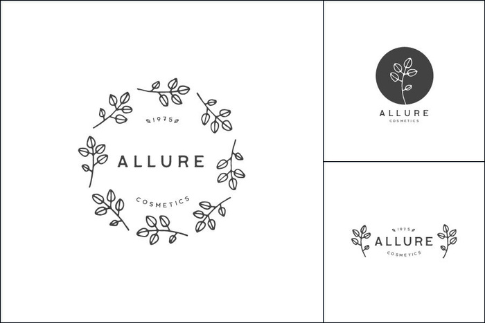 手绘标志LOGO素材