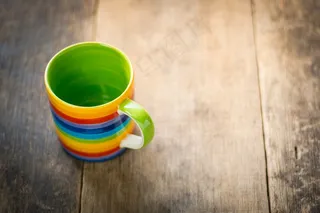 彩虹陶瓷杯图片