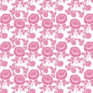 数码印花无缝红色 乱花