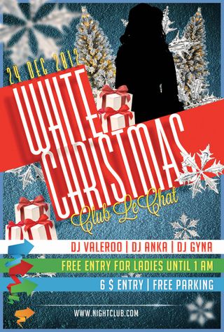 简约大气圣诞节快乐海报