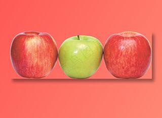 多汁的 苹果 清新 红苹果 水果 免抠