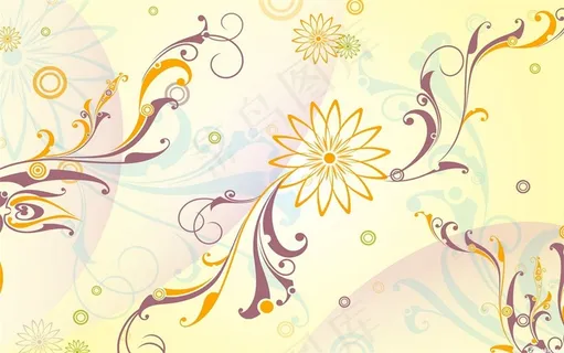 时尚花纹背景 时尚花纹背景