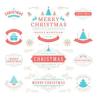 圣诞节装饰元素