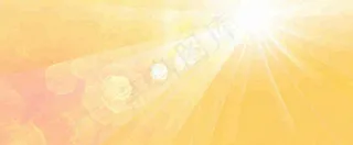 简约光粒子光晕黄色渐变温馨
