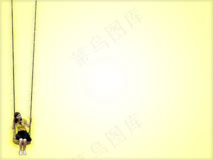浅黄色PPT背景图片