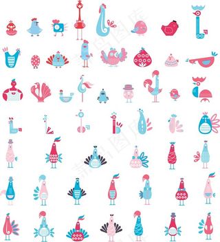 平面化的中国鸡