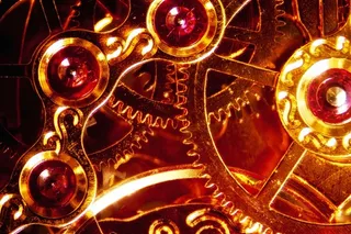 工业机械齿轮金属图