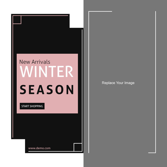 广告销售粉色横幅素材