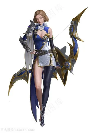 铠甲美女武士图片