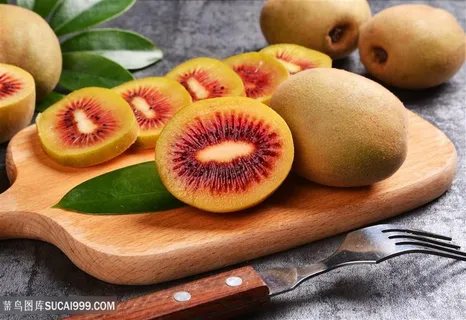 猕猴桃奇异果水果切片高清图片