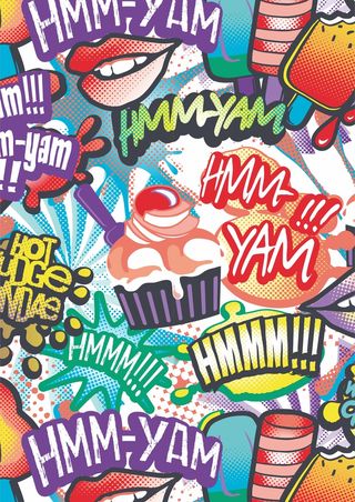 爆炸跑跑字母渐变涂鸦潮流街头18