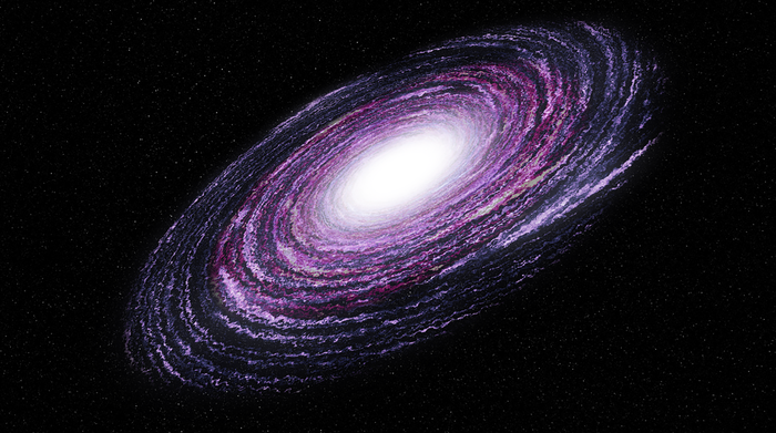 星系紫色银河