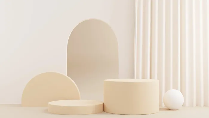 电商产品3D立体背景图主图场景 