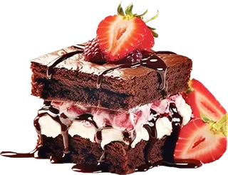 共享合成写实AI生成草莓巧克力蛋糕甜品PNG