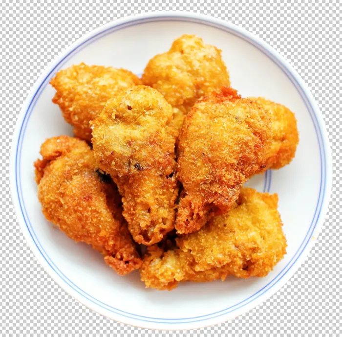 油炸鸡翅免扣素材psd模版下载