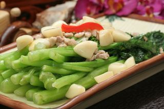 生炒菜心  12元 (3)