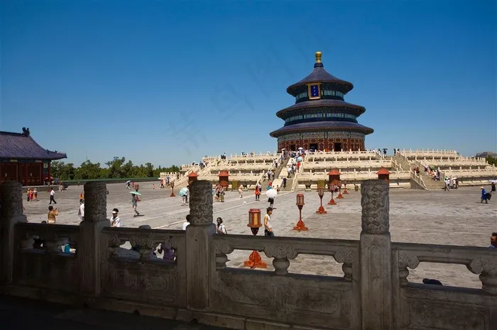 天坛祈年殿城墙北京风景