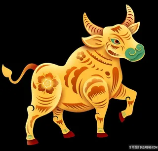 卡通牛年图案
