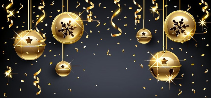 圣诞节圣诞树圣诞老人闪亮装饰电商促销折扣海报