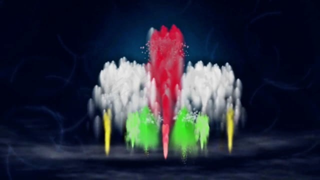 喷泉, 水, 多彩多姿的, 有色, 幻想, 抽象的, 喷