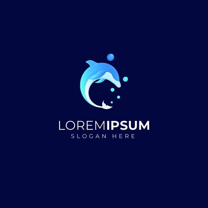 动物形象几何图形状鸟类狗狗渐变LOGO标志ai矢量源文件设计素材