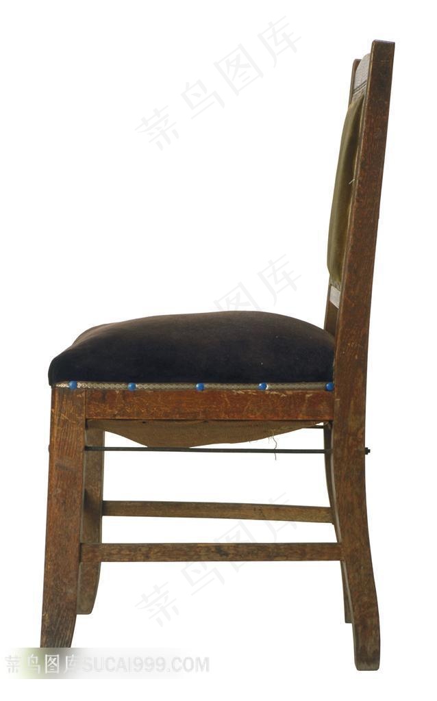 老式椅子侧面图