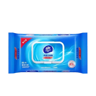 维达 去菌湿巾温和无香 80片／包 300732超市商品白底图免抠实物摄影png格式图片透明底