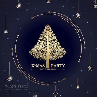 圣诞节装饰海报