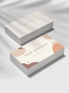 高端大气商务名片样机