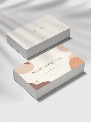 高端大气商务名片样机