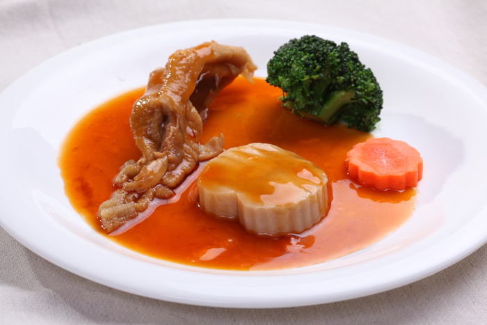 R01054灵菇焗鹅掌(2)