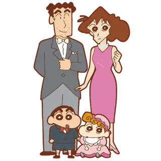 蜡笔小新可爱动画人物免扣素材