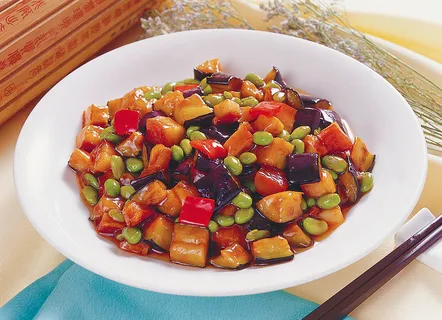 RCS-6035毛豆咸肉烧茄子 RCS-6035毛豆咸肉烧茄子