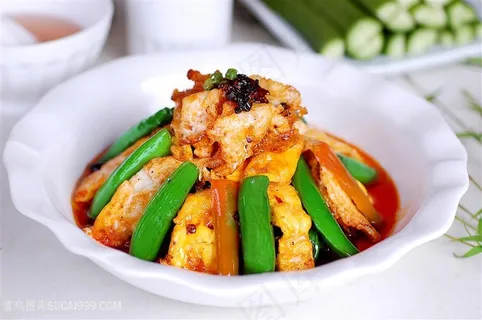 擂椒荷包蛋中华美食摄影图 擂椒荷包蛋中华美食摄影图