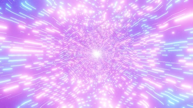 隧道, 走廊, 发光的, 霓虹灯, 霓虹灯线, 灯